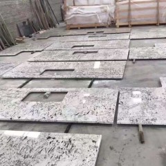 Delicatus white granite countertop